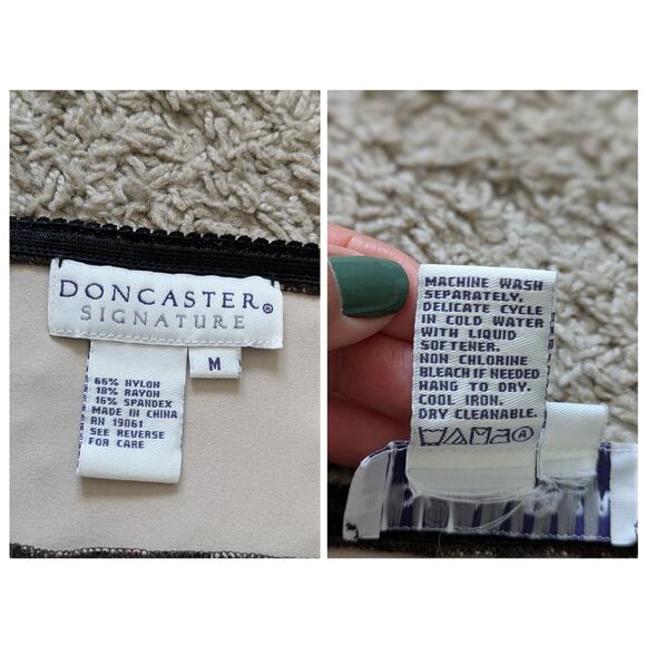 Y2K Doncaster Signature Corset Top Womens M Brown-Black Lace Grunge Whimsigoth - Picture 3 of 7